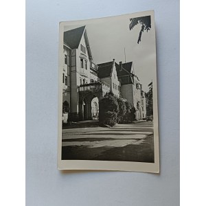 PRL KUDOWA ZDRÓJ DOM ZDROJOWY FOT. J. SOKOŁOWSKI 1957 R.