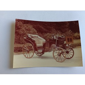 PRL Łańcut, Castle Carriage House, VIS-A-VIS NESSELDORF Carriage, Photo by Z. Postępski, Sepia, 1979