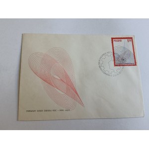 PRL BUSTA CON FRANCOFOBIA VII CONGRESSO DEI TECNICI POLACCHI TIMBRO VARSAVIA 1977
