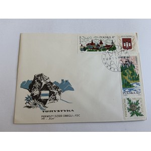 People's Republic of Poland Envelope, Tourism, Stamps, Sulejów, Niedzica, Postmark, Warsaw, 1969