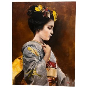 Renata Macchi, *Butterfly*, oil on canvas