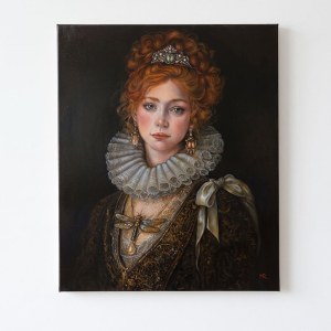 Renata Macchi, Elisabetta, oil on canvas