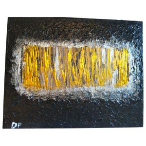 Daniela Ferroni, „Abstrakte Komposition“, Acryl auf Leinwand