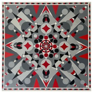 Arianna Chiara Di Troila, Court Games, Acrylic on Canvas, 2016