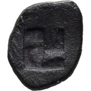 Massilia. Obole au casque ionien, type assimilé au trésor d'Auriol, 475-460 av...