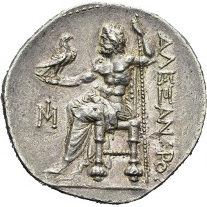 Alexander III, 336-323. Tetradrachm 295-275, Milet. SNG COP 750. AR. 16.95 g...