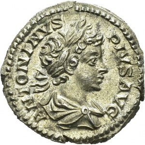 Caracalla, 198-217. Denarius 201-206, Rome. RIC 120. AR. 3.31 g...