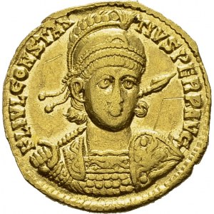 Constantius II, 337-361. Solidus 355-361, Sirmium. Depeyrot 15/1. AU. 3.92 g...