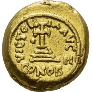 Heraclius and Heraclius Constantine, 610-641. Solidus 618-619, Carthage...