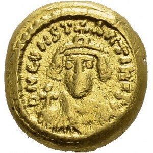 Constans II, 641-668. Solidus 642-643, Carthage. DOC 107. AU. 4.28 g...