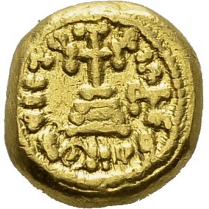 Constans II, 641-668. Solidus 641-647, Carthage. DOC 108.2. AU. 4.19 g. XF...
