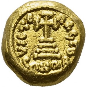 Constans II, 641-668. Solidus 653-654, Carthage. DOC 116. AU. 4.29 g...