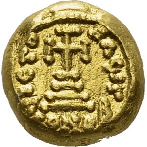Constans II, 641-668. Solidus 654-655, Carthage. DOC -. AU. 4.23 g...