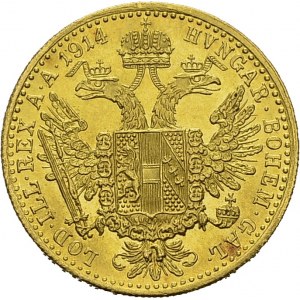 Franz Joseph I, 1848-1916. Ducat 1914. KM 2267; Fr. 493. AU. 3,48 g...