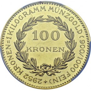 Ist Republic, 1919-1938. 100 Kronen 1924, Vienna. Obv. REPUBLIK ÖSTERREICH...