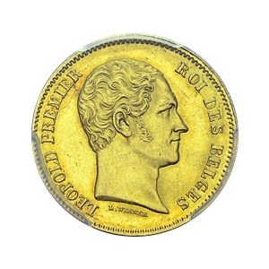 Royaume. Léopold Ier, 1831-1865. 25 Francs 1848, Bruxelles. KM 13.1; Fr. 405...