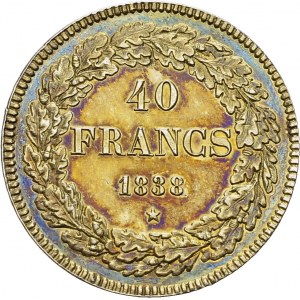 Royaume. Léopold Ier, 1831-1865. 40 Francs 1838, légende en français...