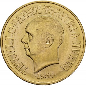 Republic, 1844-. 30 Pesos 1955. Trujillo. KM 24; Fr. 1. AU. 29.58 g...