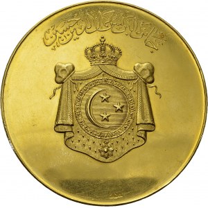 Fuad I, 1917-1936. Gold medal 1926. 67 mm...