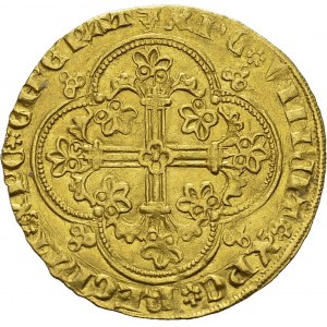 Charles V, 1364-1380. Franc à cheval du Dauphiné. Av. KAROLVS DEI - GRACIA ...