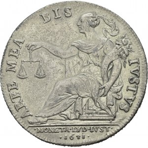Louis XIII, 1610-1643. Essai en étain du Louis d'argent de 60 sols 1641...