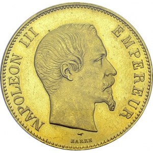 Napoléon III, 1852-1870. 100 Francs 1856 A, Paris. Gad. 1135 ; F. 550. AU. 32...