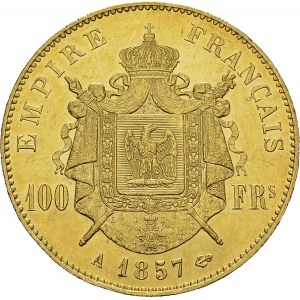 Napoléon III, 1852-1870. 100 Francs 1857 A, Paris. Gad. 1135; F. 550. AU. 32...