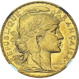 IIIe République, 1871-1940. 20 Francs 1903, Paris. Gad. 1064; F. 534. AU. 6...