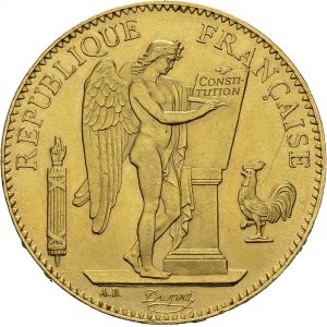 IIIe République, 1871-1940. 100 Francs 1881 A, Paris. Av. REPUBLIQUE FRANÇAISE...