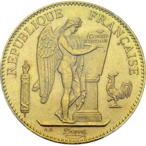 IIIe République, 1871-1940. 100 Francs 1909 A, Paris. Gad. 1137a; F. 553. AU...
