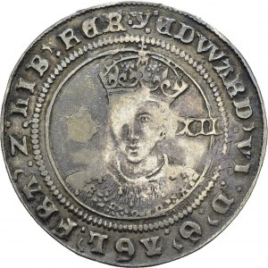 Edward VI, 1547-1553. Shilling 1551-1553 third period, Tower mint. Spink 2482...
