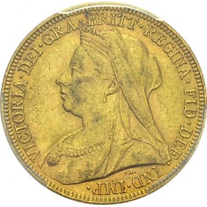 Victoria, 1837-1901. Sovereign 1895, London. Spink 3874; KM 785; Fr. 396. AU. 7...