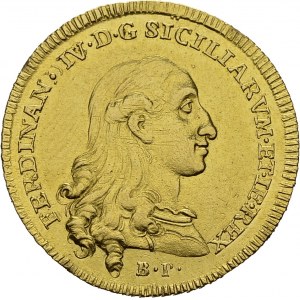 Naples and Sicily. Ferdinand IV, 1759-1825. 6 Ducati 1783 BP, Napoli. KM 188...