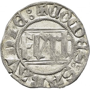 Savoia. Amedeo VIII, 1391-1416. Quarto di Grosso tipo I, Nyon (?). MIR 116. BI...