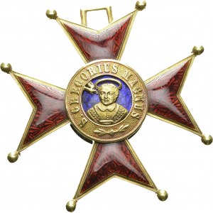 Lot of two gold crosses : Order of San Gregorio Magno (established 1831) 41...