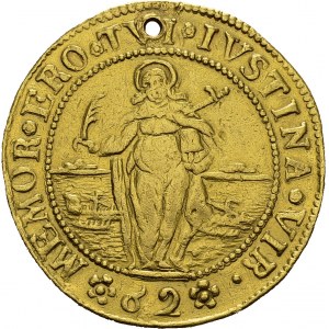 Venezia. Paolo Renier, 1779-1789. 5 Zecchini ND, 64 soldi struck in gold. Obv...