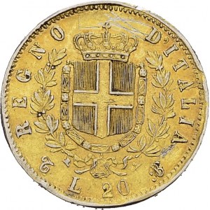 Regno d'Italia. Vittorio Emanuele II, 1859-1878. 20 Lire 1863 T BN, Torino...