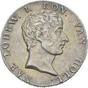 Louis Napoleon, 1806-1810. 50 Stuivers 1808, Utrecht. KM 28. AR. 26.26 g...