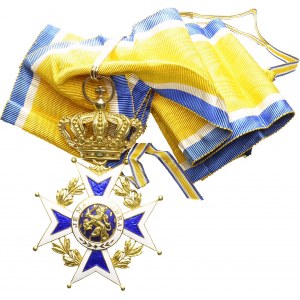 Order of Orange-Nassau (created 1892). Commander's cross in gold, 54.5x84.5 mm ...