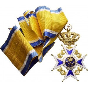 Order of Orange-Nassau (created 1892). Commander's cross in gold, 54.5x84.5 mm ...