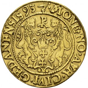 Sigismund III, 1587-1632. Ducat 1593, Gdansk. Obv. SIGISMVND III ...