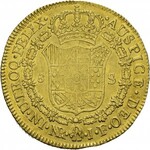 Lot of 7 coins : BOLIVIA. 8 Escudos 1805 NI PJ, Potosi. COLOMBIA...