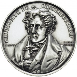 Genève / Genf. Médaille en argent ND par Antoine Bovy. 41 mm. F. A...