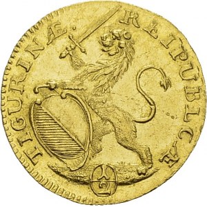 Zürich. ½ Ducat 1761/58. HMZ 2-1162ff. AU. 1.71 g...