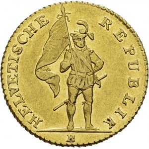 Helvetic Republic, 1798-1803. 16 Franken 1800 B, Bern. Obv. HELVETISCHE ...