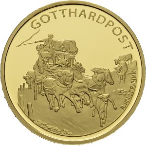 Confederation, 1848-. 50 Francs 2013. Gotthardpost. HMZ 2-1219q; KM 149. AU. 11...