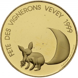 Confederation, 1848-. 100 Francs 1999. Fêtes des vignerons. HMZ 2-1218c; KM 88...
