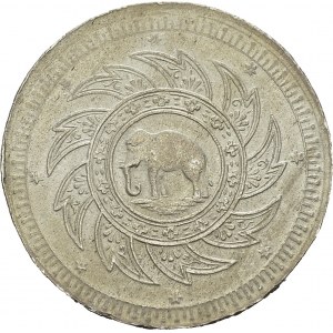 Rama IV, 1851-1868. Bath ND (1860). KM 11. AR. 15.29 g...