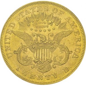 20 Dollars 1874 S, San Francisco. KM 74.2; Fr. 175. AU. 33.44 g...