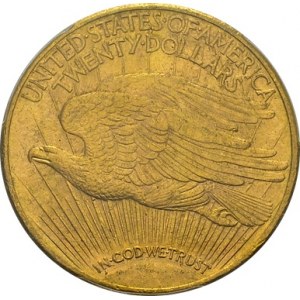 20 Dollars 1910 S, San Francisco. KM 131; Fr. 186. AU. 33.44 g...